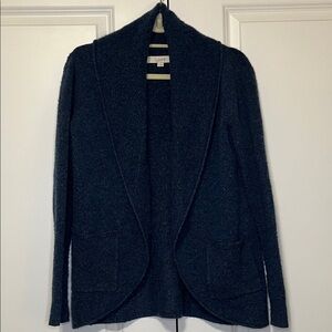 LOFT Super Soft & Stretchy Blue Open Cardigan